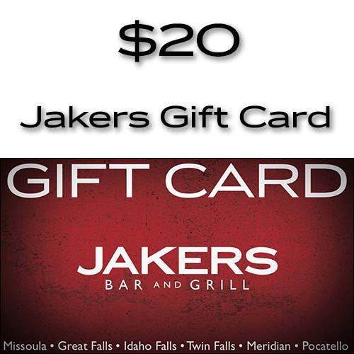 $20 Jakers Gift Card