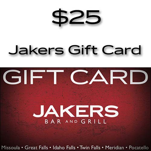 $25 Jakers Gift Card