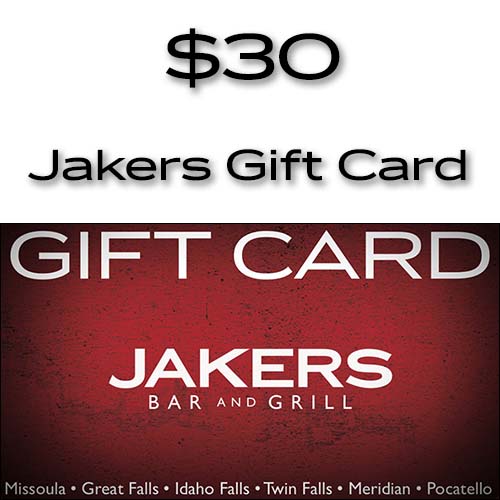 $30 Jakers Gift Card
