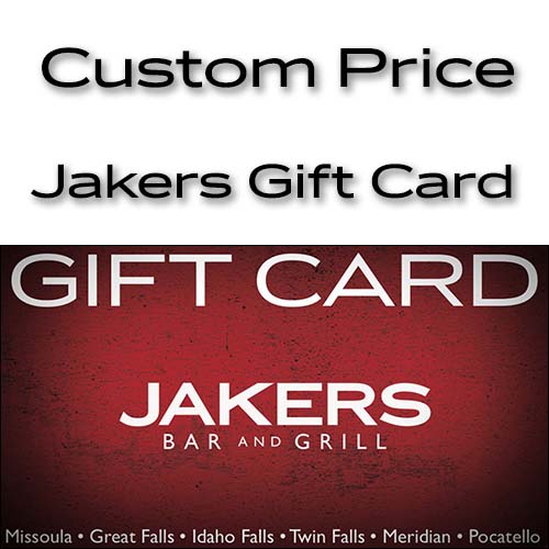 Custom Jakers Gift Card