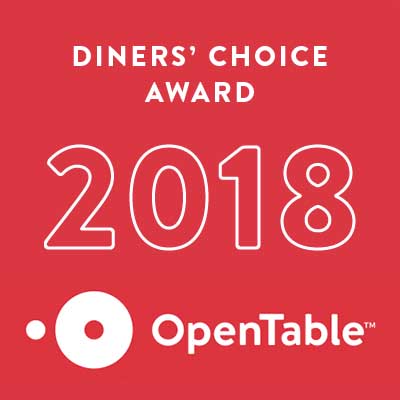 Opent Table Diner's Choice Award - Jakers Bar and Grill